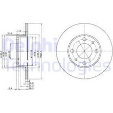 Delphi Delphı BG2147 Doğan Kartal Şahin Serçe M131 Uyumlu Ön Disk