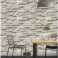 Gmz Duvar Kağıdı Motto Serisi 4203-1 (16 M) Taş Görünümlü