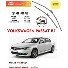 Kruger Volkswagen Passat Muz Silecek Takımı 2013 Model Araca Özel (Aparatsız Direk Montaj)