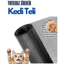 Melek Yapı Yırtılmaz Sineklik Kedi Teli (Pet Tül) (Uzunluk: 100 Cm)