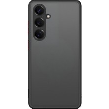 Microcase Samsung S25 Fe Ile Uyumlu London Serisi Darbeye Dayanıklı Kılıf - Siyah AL3415