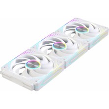 Daryun DY-WL99 Wıreless 3X120MM Beyaz Yüksek Performans Kasa Fanı