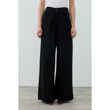 Merwishop Merwish Salaş Pamuklu Denim Pantolon 1690 Siyah