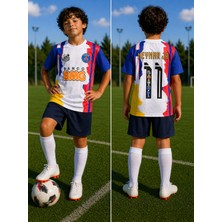 Sidas Neymar.jr Tüm Takımlar(Mix) Özel Tasarım Çocuk Futbol Forması Seti