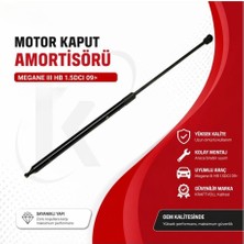 Motorx Renault Megane Iıı Hb 1.5 Dci Uyumlu Yüksek Basınçlı Motor Kaput Amortisörü