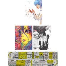 Kayıp Kıta Yayınları Happiness 3-4-5. Ciltler Manga Seti + Özel Cetvel