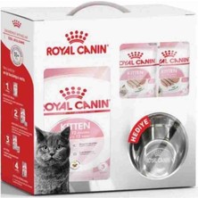 Royal Canin Kitten 2 kg + 6 Adet Yaş Mama + 8 Oz. Mama Tası (Premia Bundle)