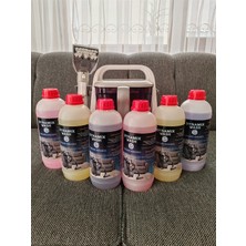 Dynamix Wash Halı ve Koltuk Yıkama Makinesi Şampuanı 1kg x 6 Adet Lavanta, Şakayı, Japon Kiraz/sakura Çiçeği