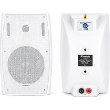 Westa WS-65TW Hat Trafolu Duvar Tipi Hoparlör - Beyaz - 6" 8OHM/70V/100V
