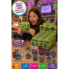 Toyfest Bandai Disney Stitch Kostümlü 3D Bag Clip Sürpriz Paket Tekli Koleksiyon Figür Anahtarlık - 1 Adet