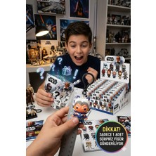 Toyfest Starwars Clone Wars Sürpriz Figür Anahtarlık 3D Bag Clip Seri 4 Orijinal Tekli Paket - 1 Adet