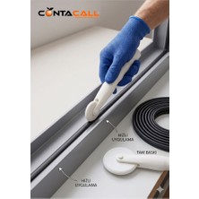 Contacall Profesyonel Pencere Fitili ve Sineklik Montaj Makarası - Çift Başlıklı Ergonomik Fitil Takma Aparatı