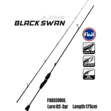 Fujin Ajime Black Swan 175CM 02-3gr Aji Lrf Kamışı
