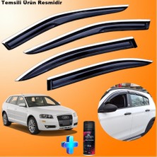 Caraks Audi A3 Hb Mügen Cam Rüzgarlığı Abs Nikelajlı Cam Rüzgarlığı 2004-2012 4 Lü + Ebrayn 150 ml Koku
