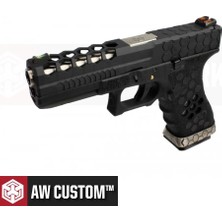Cybergun Aw GLOCK17 Hexcut VX0101 Full Siyah Gbb Airsoft Tabanca