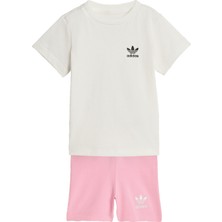 Adidas Originals KE2352 Cycling Shorts And Tee Set Kids