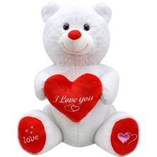 isiltikidsmoda 1028B Sevimli Ayı Beyaz 80 cm