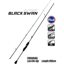 Fujin Ajime Black Swan 205CM 04-5gr Aji Lrf Kamışı