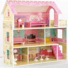 isiltikidsmoda TX1055 Ahşap 3 Katli 10 Parça Aksesuarli