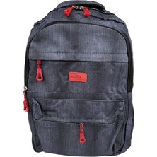Astral The Highest Peak Kot Sırt Çantası  50X33X21 cm – Denim (Kot) Görünümlü, Geniş Hacimli ve Çok Bölmeli Tasarım