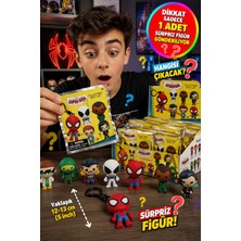 Toyfest Örümcek Temalı Sürpriz Anahtarlık 3D Figür Blind Bag Tekli Paket Koleksiyon Oyuncak Set - 1 Adet