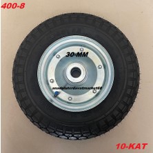 Bls 400-8 Havalı Teker Ağır Yük Taşıma Tekeri 600KG Havalı Tekerlek 10 Kat Mil Çapı 30MM