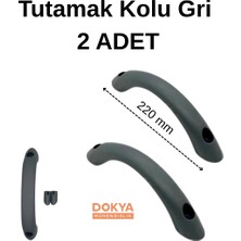 Dokya Dizayn Karavan Veya Tekne Için Tutamak Tutma Kolu 220MM Plastik - 2 Adet