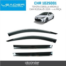 Universal Kromlu Cam Rüzgarlığı Toyota Corolla 2019---> (4 Parça)