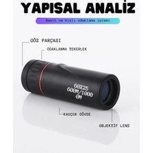 Özgürce Mini Tek Gözlü Ayarlanabilir Yüksek Çözünürlüklü Dürbün