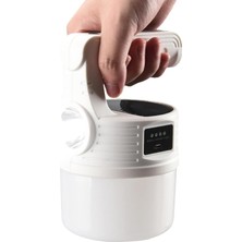 Munico Kamp Lambası Ergonomik Saplı LED USB Şarj Işığı - Yürüyüş Açık Balıkçılık Için Flaş Işığı ile Acil