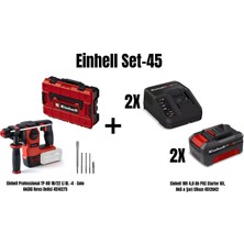 Einhell Set-45 (Einhell Professional Tp-Hd 18/22 Li Bl +4 Akülü Kırıcı Delici+Einhell 18V 4,0 Ah Pxc Starter Kit, Akü & Şarj Cihazı)