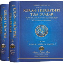 Kitap Takipçileri Kuranı Kerimdeki Tüm Dualar ve Faziletleri, Ayeti Kerimelerin ve Kuranı Kerimin Havası, Dua Ayetleri Cübbeli Ahmet Hoca, 2 Kitap 1328 Sayfa