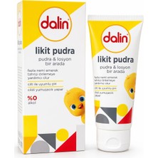 Dalin Likit Pudra 100 ml | Pudra & Losyon Bir Arada | Bebek Cilt Bakım Kremi | %0 Alkol