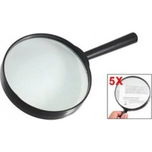 Özgürce Yüksek Kalite Siyah Yuvarlak Kolu 100MM Büyüteç 5x, Detaylı Görünüm