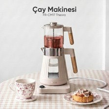 Fressi Dijital Standlı | 12 Saat Sıcak Tutma Ayarlı | Cam Çay Makinesi CM17 Theora