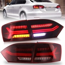 X Power Tuning Vw Jetta 2012.2013 Uyumlu Audi Dizayn Kırmızı Ledli Stop