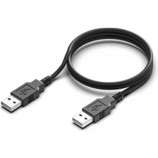 Koodmax 1 Metre - Iki Ucu Erkek Çift Taraflı USB To USB Kablo