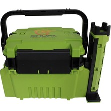 Shufa Çift Katlı Balıkçı Kutusu Yeşil 12 L