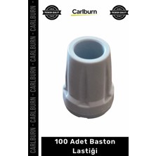 Carlburn Özel Üretim Kaymaz Kauçuk Ortopedik Destek Ucu Dayanıklı Tutuş Sunan 100 Adet Baston Lastiği