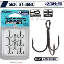 Owner 5636 St-36 Black Chrome Çarpma Iğne