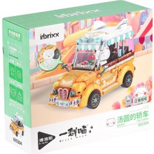 isiltikidsmoda P885304 Panlos Brick- One Meow Serisi- Tangyuan'ın Arabası 622 Parça Yapım Seti