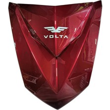 Volta Vs1 Far Üstü Üçgen Grenaj Koyu Metalk Kırmızı Orjinal (Yeni Amblemli)
