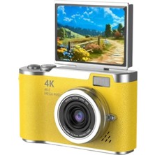 Sepetink Yeni Nesil Dijital Kamera 48 Mp 4K Video Zoomlu Selfie ve Vlog Kamera