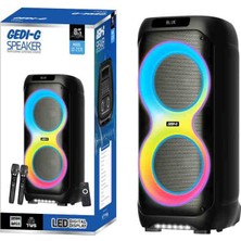 Tekno Gökhan Gedı G LT-2131 Çift 8” Woofer Bluetooth Rgb Işıklı Karaoke Hoparlör