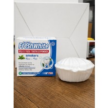 Favori Freshwhite Diş Temizleme Tozu Smokers Nane 50 gr Diş Beyazlatıcı Toz Çay Kahve Nikotin Lekeleri Için