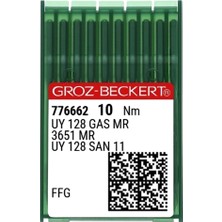 Groz Beckert Reçme Dikiş Kambur Iğne / Uy 128 Gas Mr 3.5 16/100 100ADET