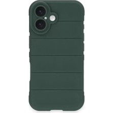 Sh Ticaret Iphone 16 Kılıf Optimum Silikon - Koyu Yeşil