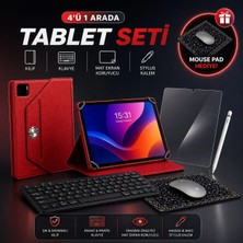 Jolita iPad 7.nesil 10.2 Uyumlu 4’lü Tablet Seti Klavye + Kılıf + Kalem