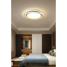 Lenart Lighting Galaksi Model LED Avize, Kumandalı, 3 Renk Aydınlatmalı, Tavana Yapışık LED Avize, Plafonyer, Salon Avizesi, Metal Avize, Spor Avize, Siyah Avize, Beyaz Avize