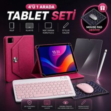 Jolita Doogee V Pad 12" Uyumlu 4’lü Tablet Seti Klavye + Kılıf + Kalem